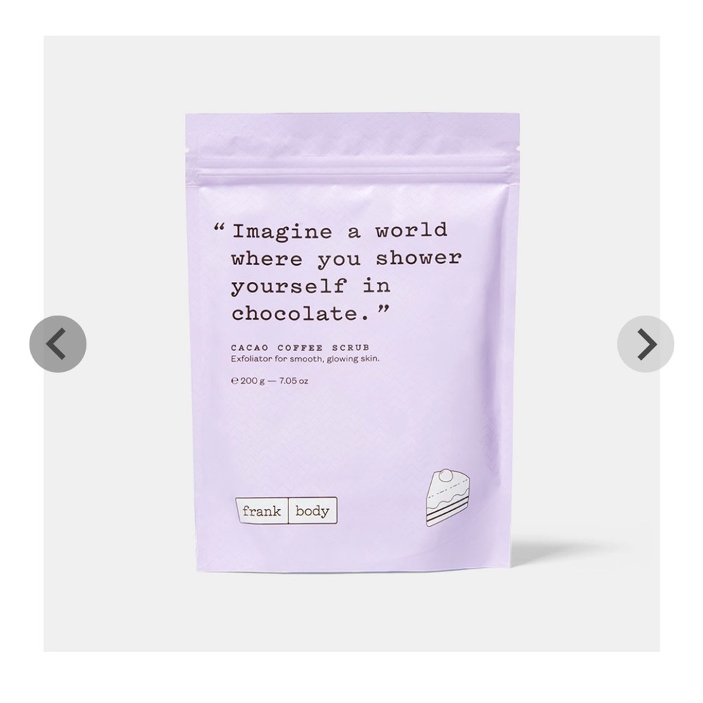 frank body Cacao Coffee Scrub